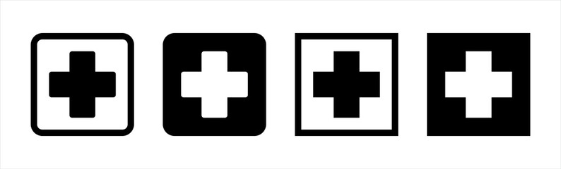 Medical vector symbols.