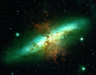 Fototapeta na wymiar Gorgeous Galaxy - Elements of this Image Furnished by NASA
