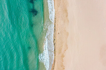 하늘에서 본 동해바다