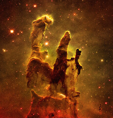 Gorgeous Galaxy - Elements of this Image Furnished by NASA
