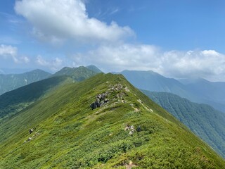 landscape with mountains
