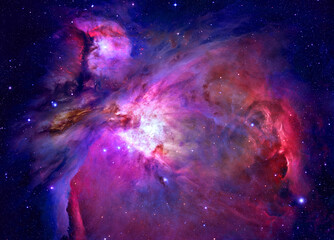 Naklejka na ściany i meble Gorgeous Galaxy - Elements of this Image Furnished by NASA