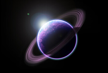Gorgeous Galaxy - Elements of this Image Furnished by NASA