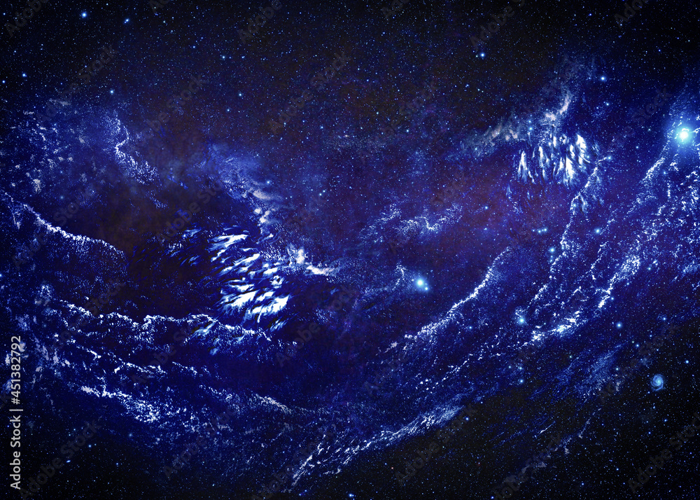 Wall mural gorgeous galaxy - elements of this image furnished by nasa