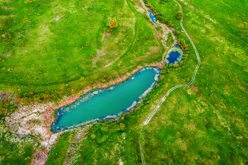 Lake in the meadows