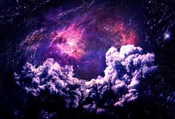 Fototapeta premium Stellar Galaxy - Elements of this Image Furnished by NASA