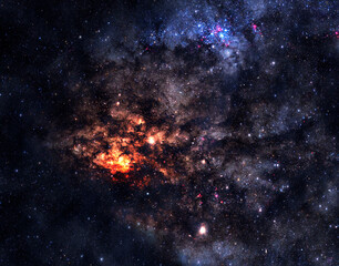 Stellar Galaxy - Elements of this Image Furnished by NASA