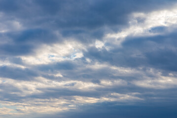 Cloudscape.Dramatic sky with stormy clouds,Nature clouds background