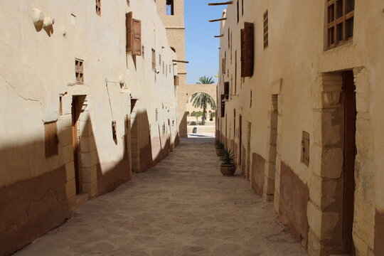 Ancient Christian monastery, one of the oldest in the world, St. Antony's Christian Coptic Monastery, Egypt