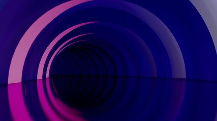 Obraz premium Abstract architecture background arched interior 3d render