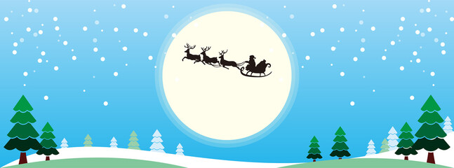 Obraz na płótnie Canvas christmas tree with snow, merry christmas bright background design