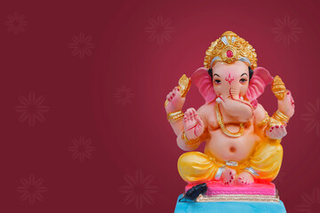 Lord ganesha sclupture, Indian ganesh festival