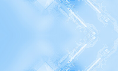 Technology concept, abstract illustration background	