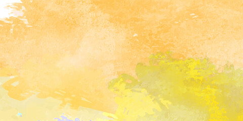 Abstract hand painted digital watercolor on background.The color splashing on the paper.It is a hand drawn.