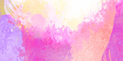 Obraz premium Abstract hand painted digital watercolor on background.The color splashing on the paper.It is a hand drawn.