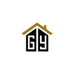 gy home logo design vector luxury 