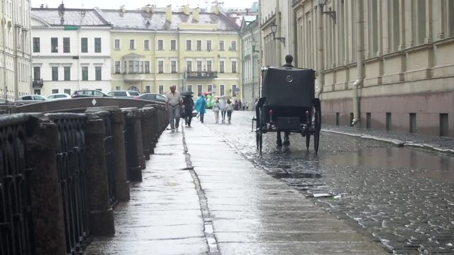 Old Carriage in St. Petersburg