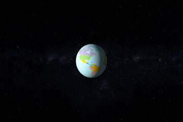 world map planet