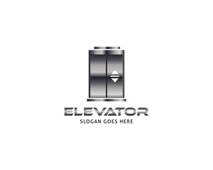 Lift or elevator logo vector template