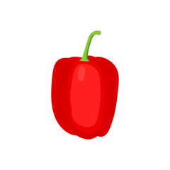 Bell pepper icon isolated on white background