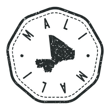 recommend clip art: Mali Map Stamp Retro Postmark. Silhouette Postal Passport. Seal Round Vector Icon. Badge Vintage Postage Design.