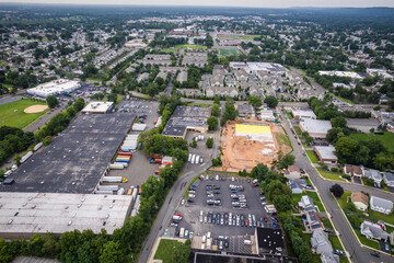 Aerial of Union Township New Jersey 