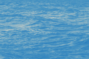 Surface of the sea. Sunny play of light in water waves. vector illustration.	