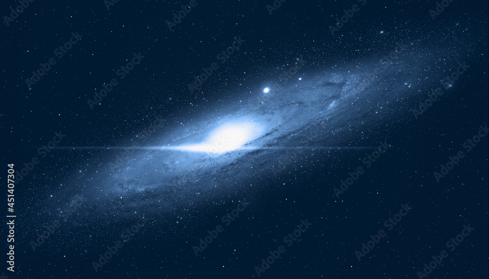 Aufkleber supernova explosion in the center of galaxy 