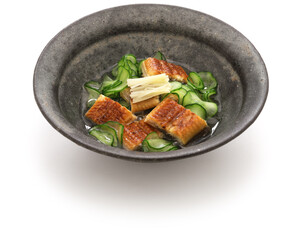 Uzaku, grilled eel and cucumber salad, japanese cuisine