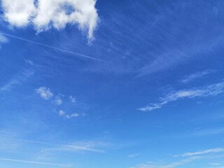 blue sky with clouds