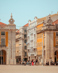 Fototapeta na wymiar Street View in Lisbon, Portugal