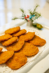 A delicious Chinese Chaoshan dish, deep-fried fish cakes