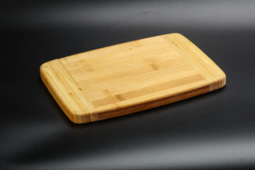 Wooden board for kitchen isolated