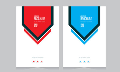 Abstract brochure template, cover design annual report, magazine