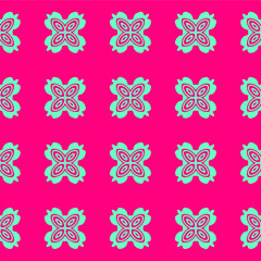 Delicate Endless Picture. Aquamarine and scarlet Smudges . Wash Drawing Ethnic Embroidery. Bohemian Diverse Decoraton Style. Colorful African Ceramic.