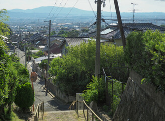 Fototapeta na wymiar 奈良県 奈良市 山の辺の道