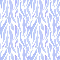 Watercolor tiger pattern. Animal skin pattern for fabric. Boho geometrical tiger pattern. Brown pattern for wrapping paper, packaging, gifts, 2022 symbol