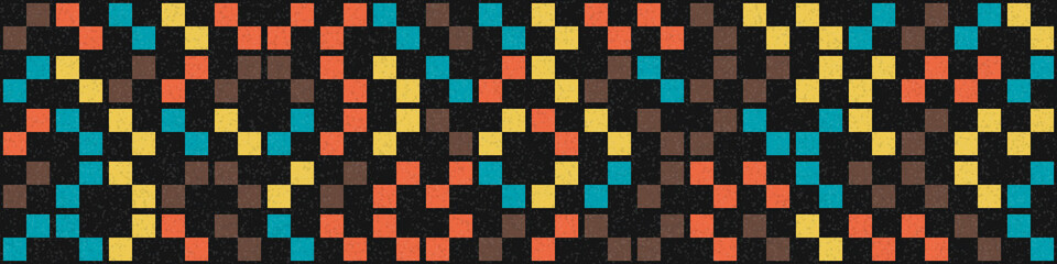 Abstract Geometric Pattern generative computational art illustration