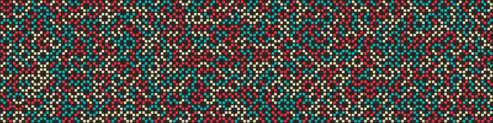 Fototapeta premium Abstract Geometric Pattern generative computational art illustration