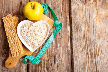  Weight loss and diet concept.