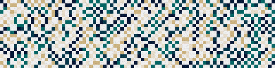 Fototapeta premium Abstract Geometric Pattern generative computational art illustration