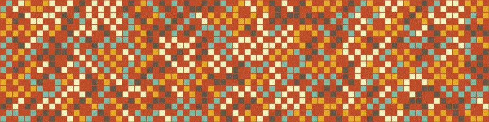 Abstract Geometric Pattern generative computational art illustration