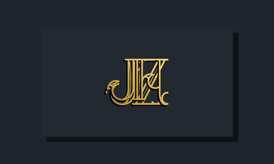 Minimal Inline style Initial JH logo.