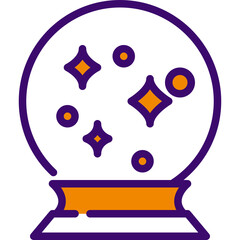 magic ball one color icon
