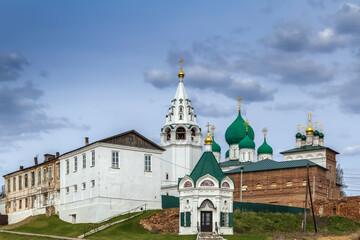 Fototapeta na wymiar Transfiguration Cathedral, Arzamas, Russia