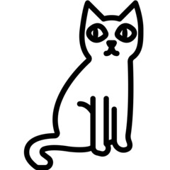 cat line icon
