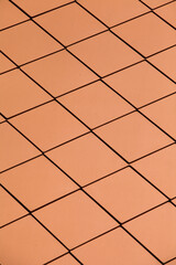 Red tiles roof background.