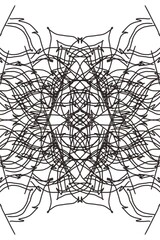 black and white sketch of a pencil