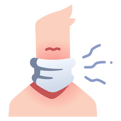 neck injury icon