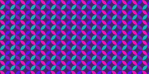Obraz premium Smooth abstract decorative foliage and floral patterns on a colorful background